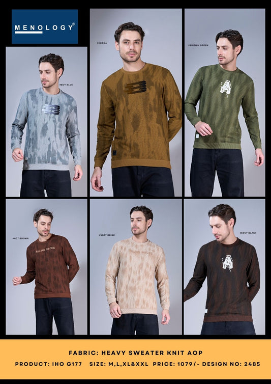 Iho G 177 D No 2485 Menology Knit Mens Tshirts Wholesale Price