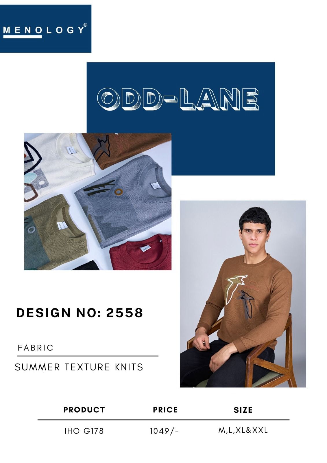 Iho G 178 Menology Knit Mens Tshirts Exporter Ahmedabad