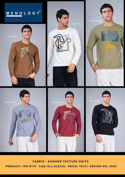 Iho G 178 Menology Knit Mens Tshirts Exporter Ahmedabad