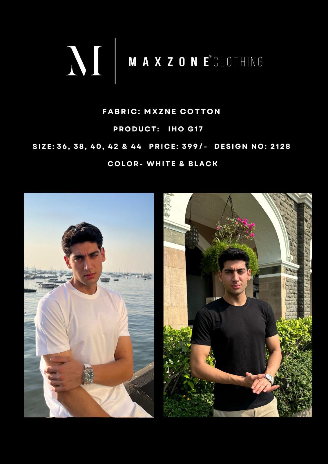 Iho G 17 Vol 2128 Maxzone Clothing Cotton Mens Tshirts Supplier
