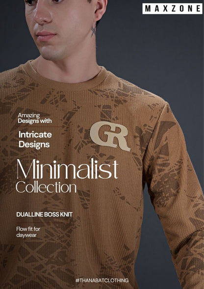 Iho G 180 Maxzone Clothing Dualline Boss Knit Mens Tshirts Wholesaler Gujarat