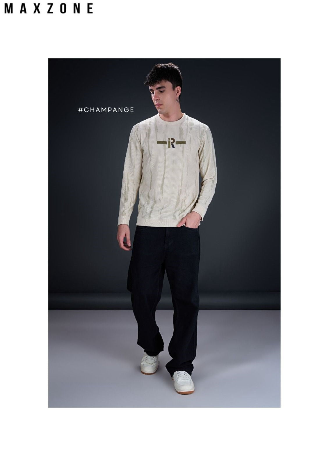 Iho G 180 Maxzone Clothing Dualline Boss Knit Mens Tshirts Wholesaler Gujarat