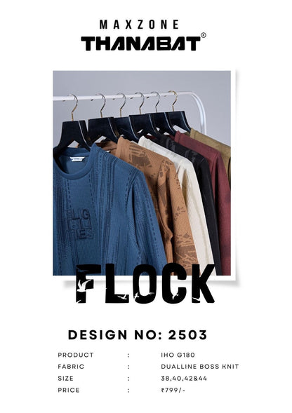 Iho G 180 Maxzone Clothing Dualline Boss Knit Mens Tshirts Wholesaler Gujarat