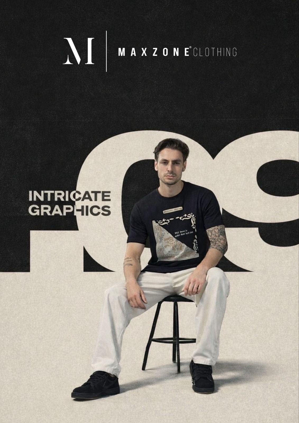 Iho G 18 C Dn 2221 Maxzone Clothing Cotton Mens Tshirts Supplier Ahmedabad