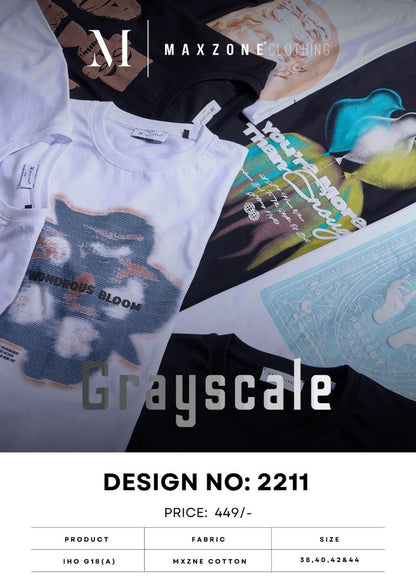 Iho G 18 Design 2211 Maxzone Clothing Cotton Mens Tshirts Supplier Gujarat
