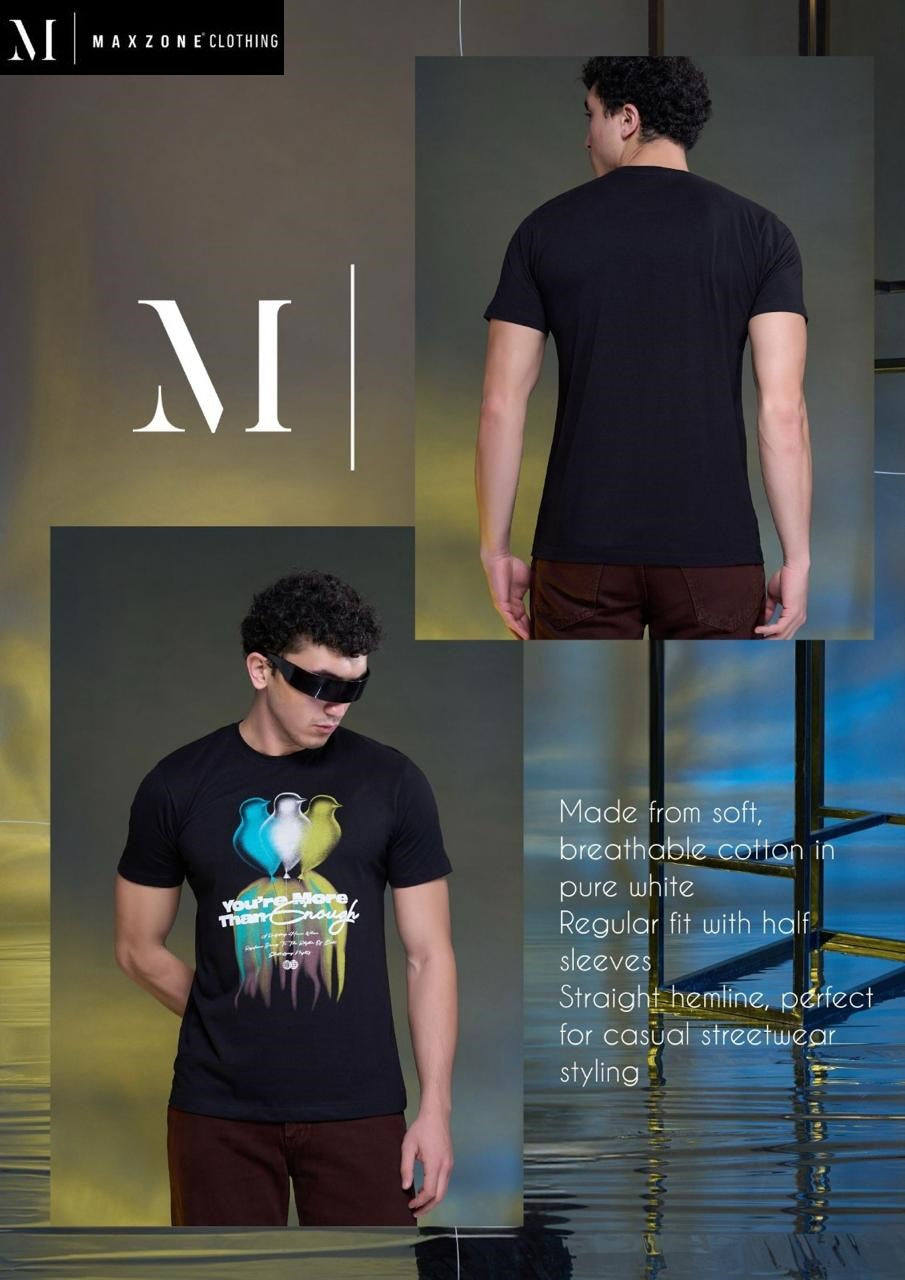 Iho G 18 Design 2211 Maxzone Clothing Cotton Mens Tshirts Supplier Gujarat