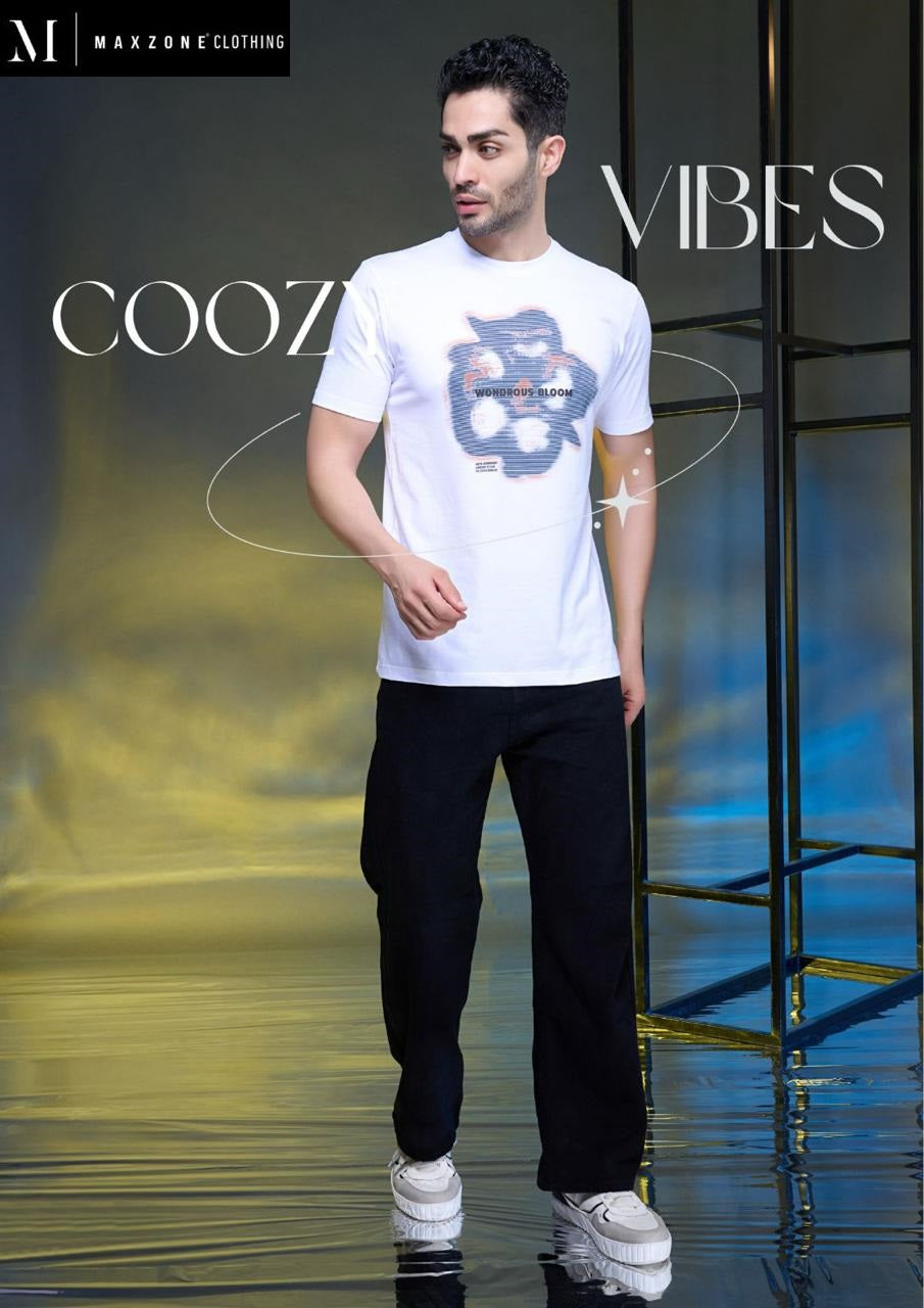 Iho G 18 Design 2211 Maxzone Clothing Cotton Mens Tshirts Supplier Gujarat