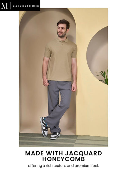 Iho G 208 Dn 2587 Maxzone Clothing Honey Comb Mens Tshirts Exporter India