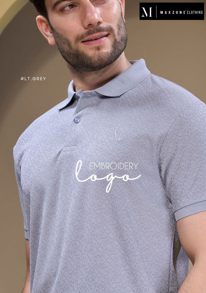 Iho G 208 Dn 2587 Maxzone Clothing Honey Comb Mens Tshirts Exporter India