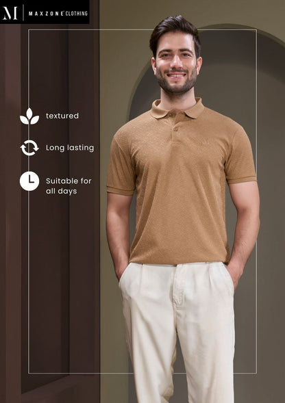 Iho G 208 Dn 2587 Maxzone Clothing Honey Comb Mens Tshirts Exporter India
