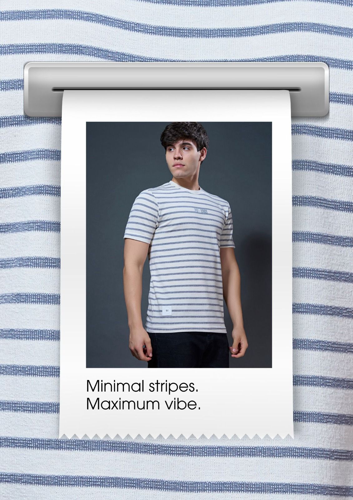 Iho G 211 Menology Jacquard Mens Tshirts Wholesale Price