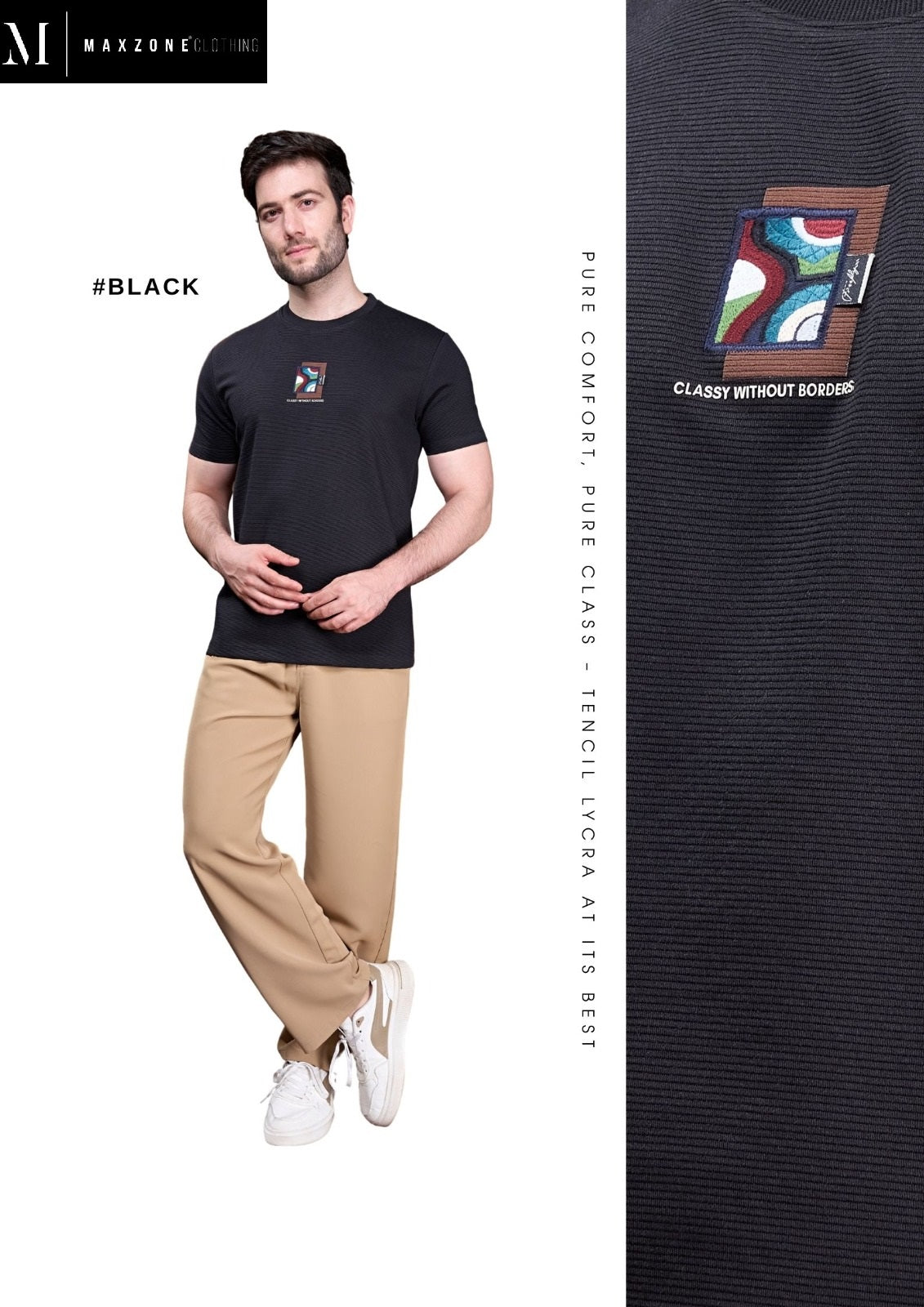 Iho G 217 Dn 2637 Maxzone Clothing Cotton Mens Tshirts Exporter