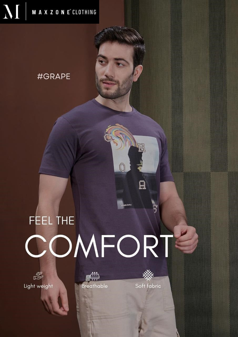 Iho G 21 Vol 2150 Maxzone Clothing Cotton Mens Tshirts Supplier India
