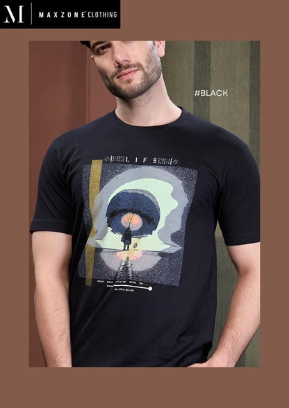 Iho G 21 Vol 2150 Maxzone Clothing Cotton Mens Tshirts Supplier India