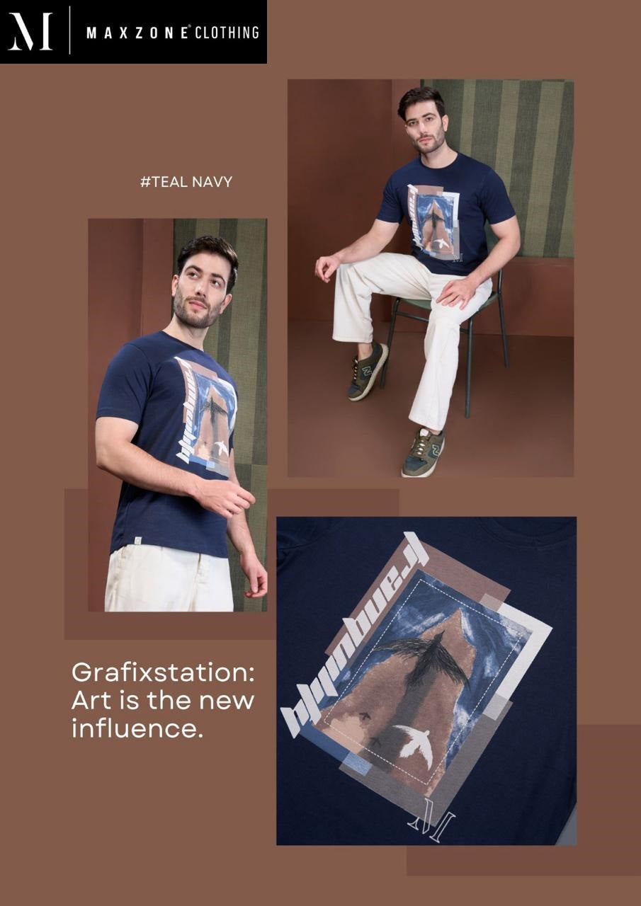 Iho G 21 Vol 2150 Maxzone Clothing Cotton Mens Tshirts Supplier India