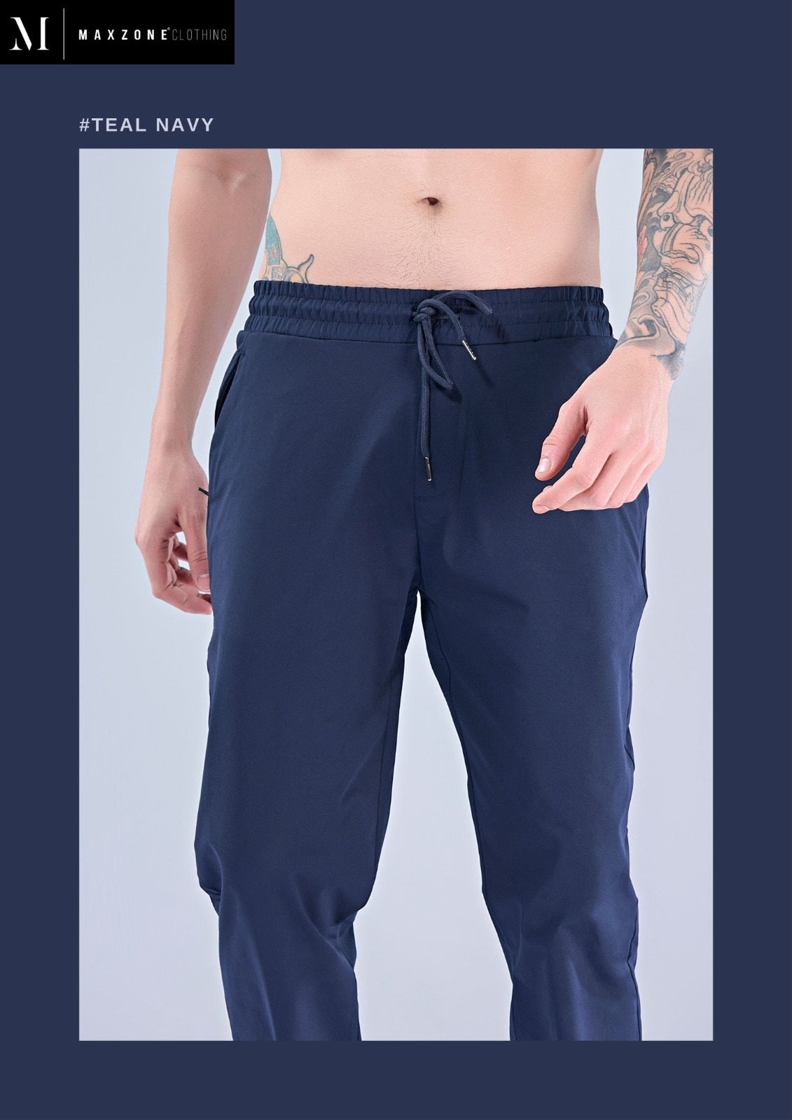 Iho G 229 Dn 2594 Maxzone Clothing Lycra Mens Track Pants Exporter India