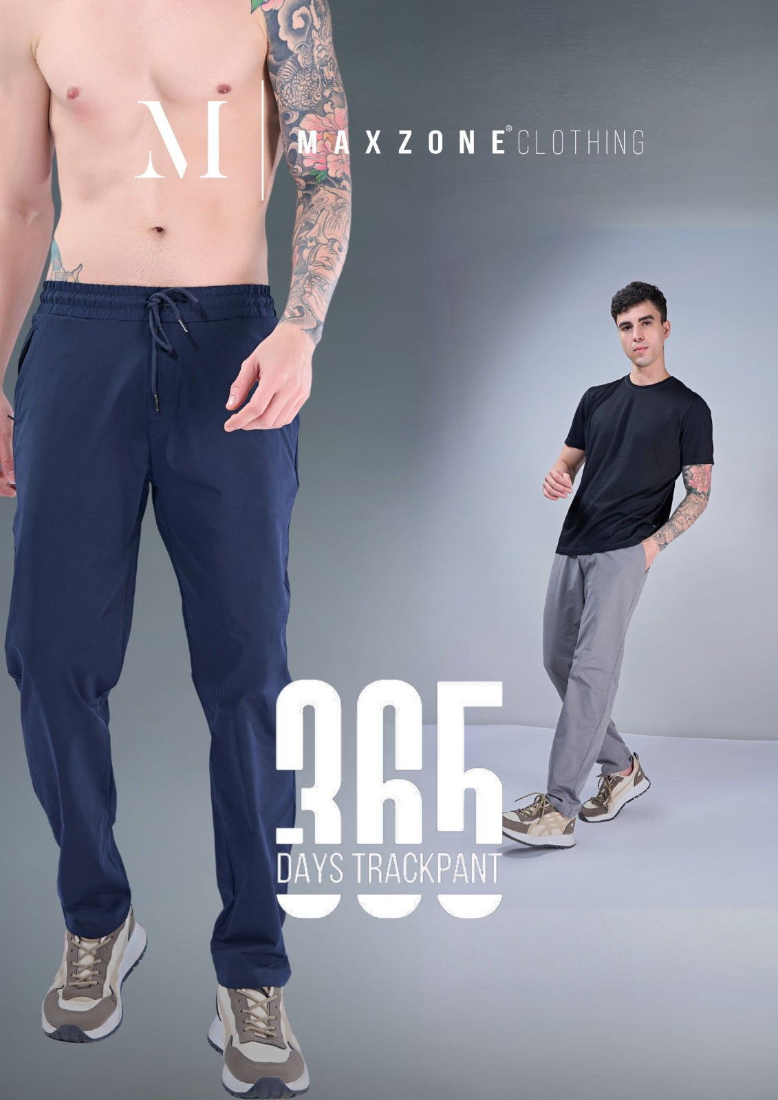Iho G 229 Dn 2594 Maxzone Clothing Lycra Mens Track Pants Exporter India