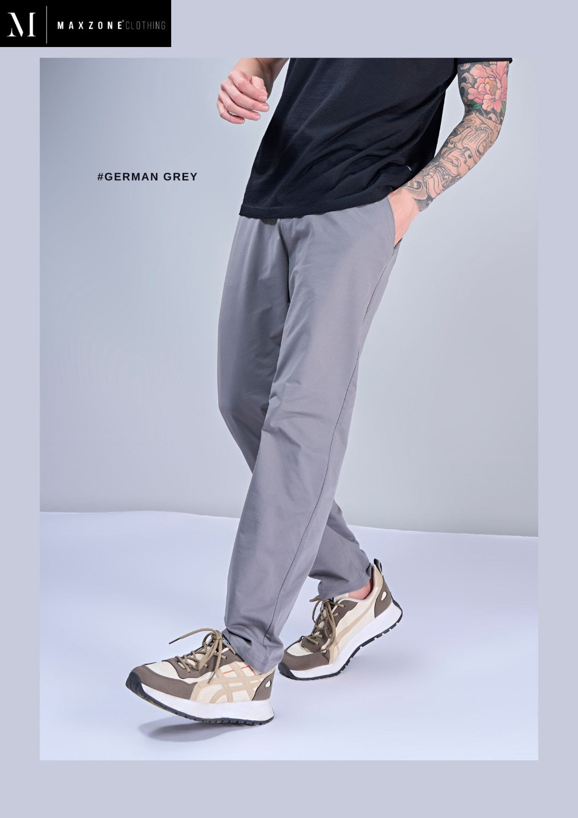 Iho G 229 Dn 2594 Maxzone Clothing Lycra Mens Track Pants Exporter India