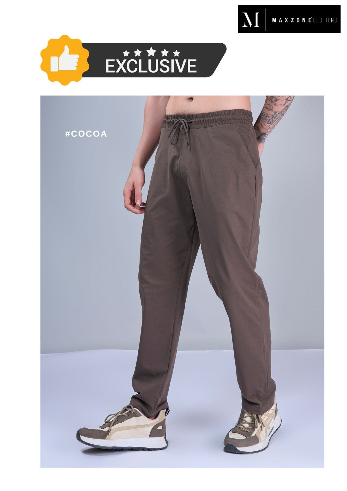 Iho G 229 Dn 2594 Maxzone Clothing Lycra Mens Track Pants Exporter India