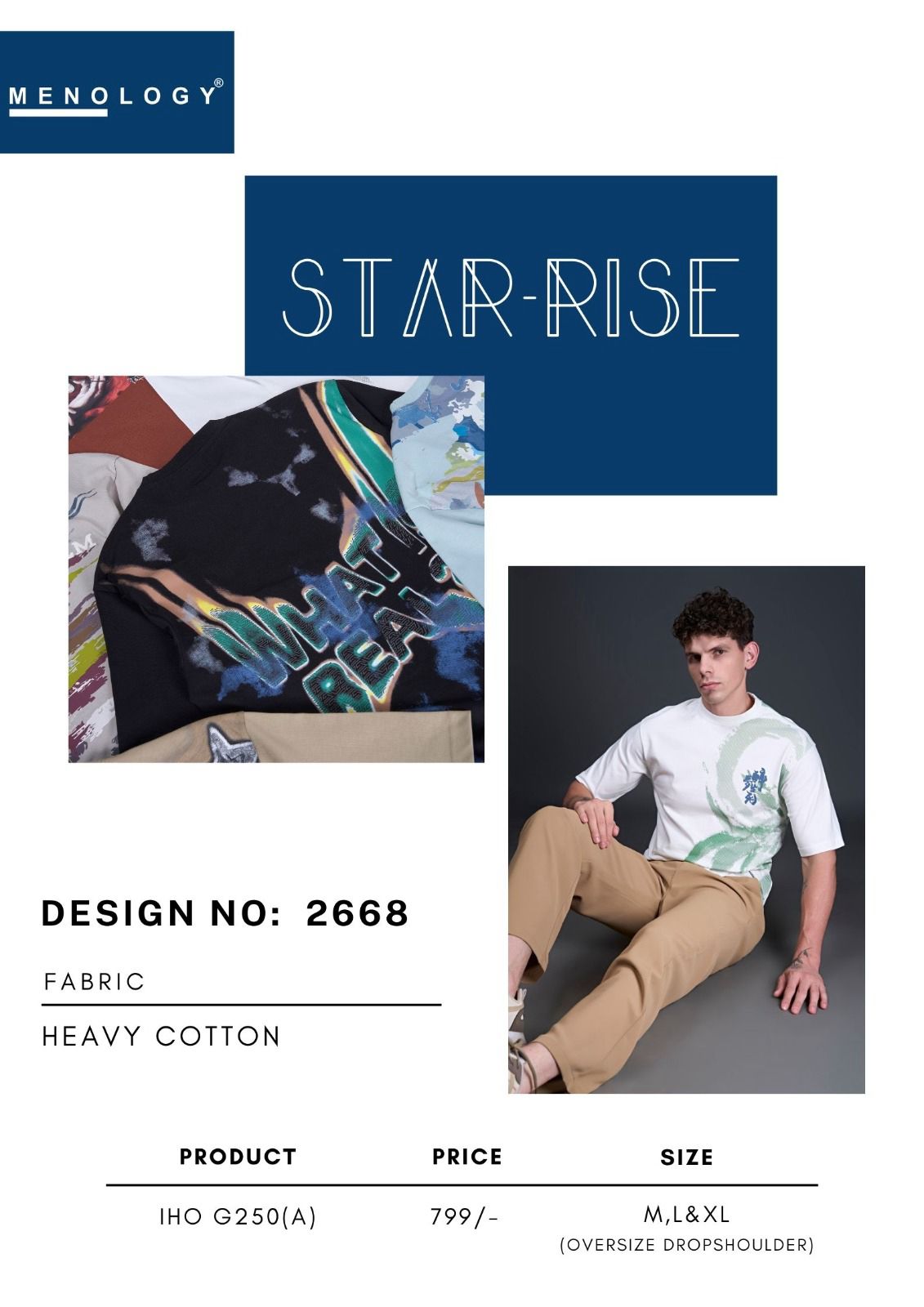 Iho G 250 A Dn 2668 Menology Cotton Mens Tshirts Wholesale Price