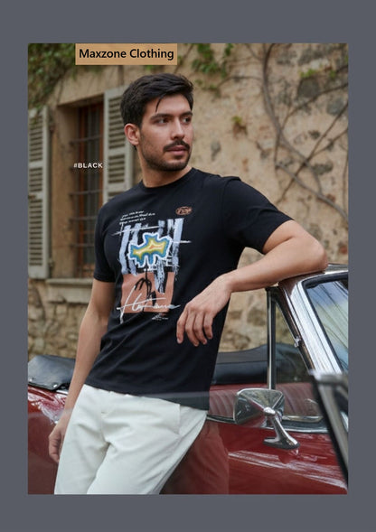 Iho G 258 Maxzone Clothing Tencil Lycra Mens Tshirts Wholesale