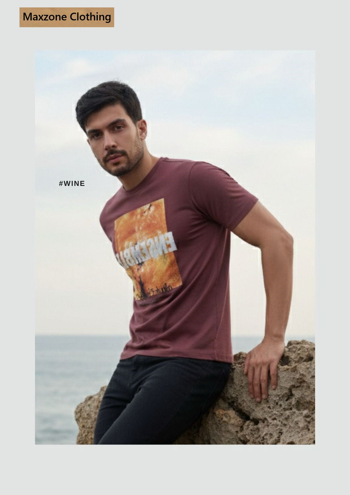 Iho G 258 Maxzone Clothing Tencil Lycra Mens Tshirts Wholesale