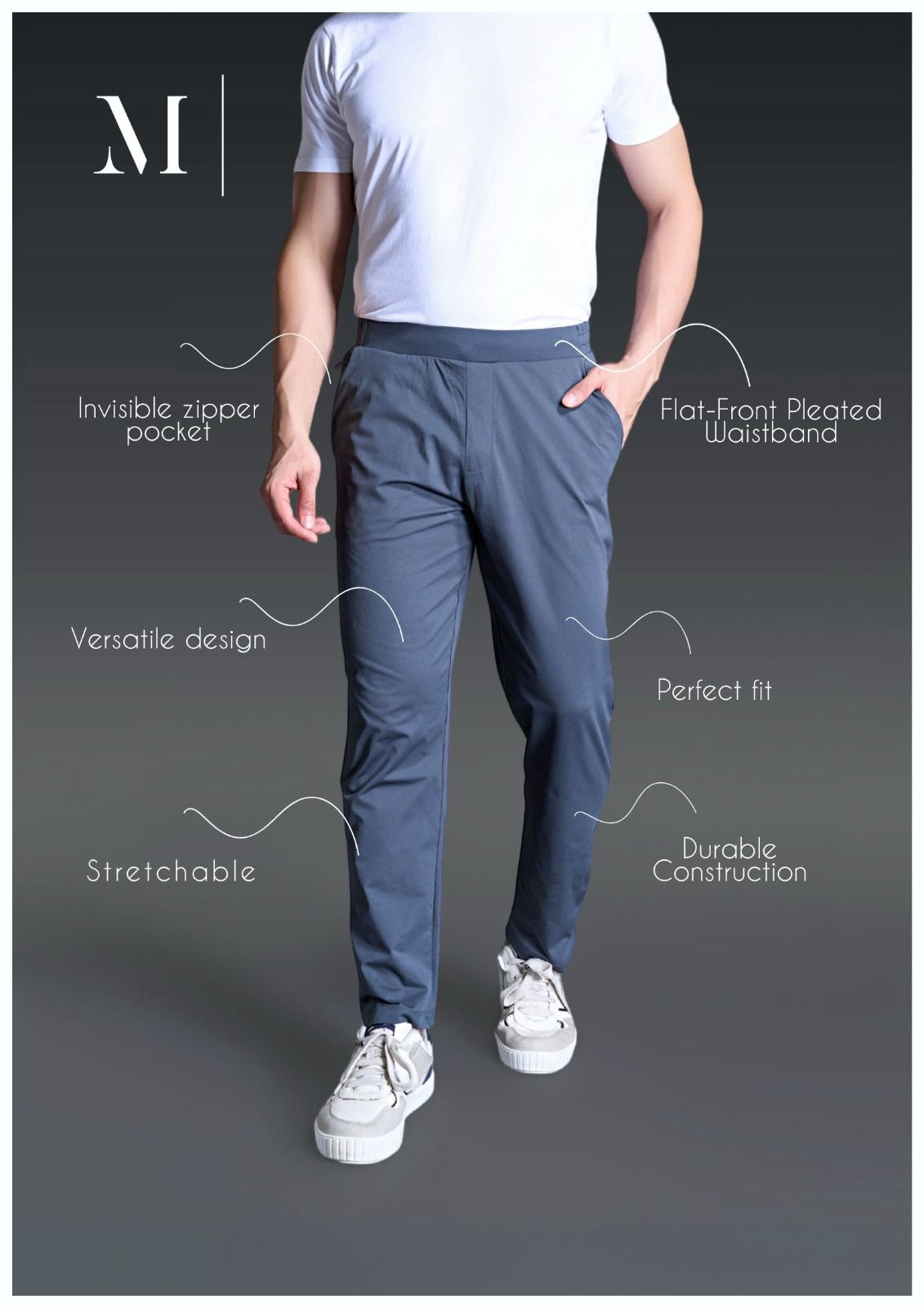 Iho G 267 A Dn 2663 Maxzone Clothing Lycra Mens Track Pants Exporter Gujarat