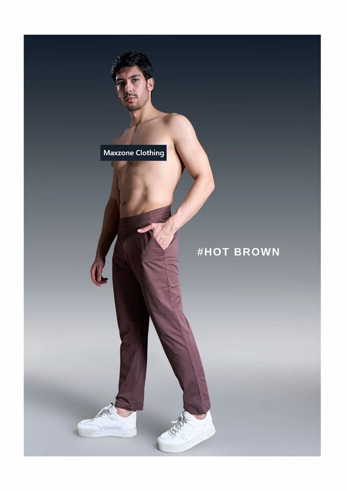 Iho G 267 A Dn 2663 Maxzone Clothing Lycra Mens Track Pants Exporter Gujarat