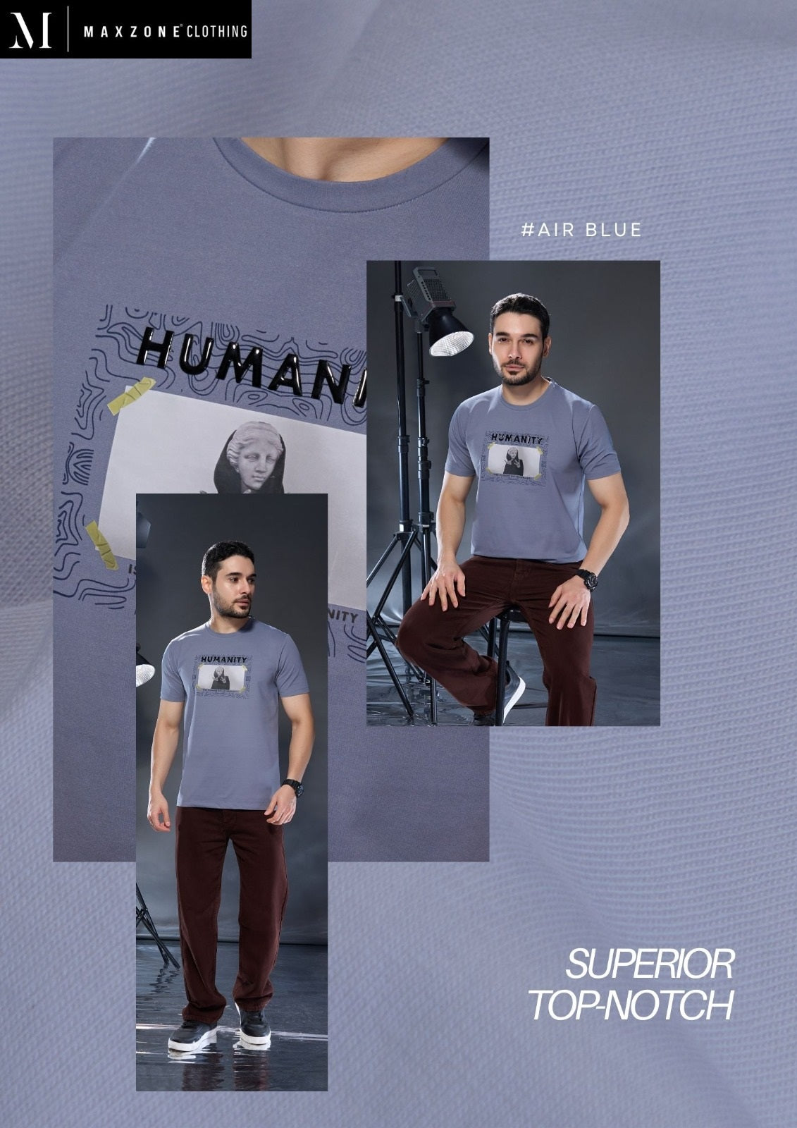 Iho G 2B Maxzone Clothing Mens Tshirts Manufacturer