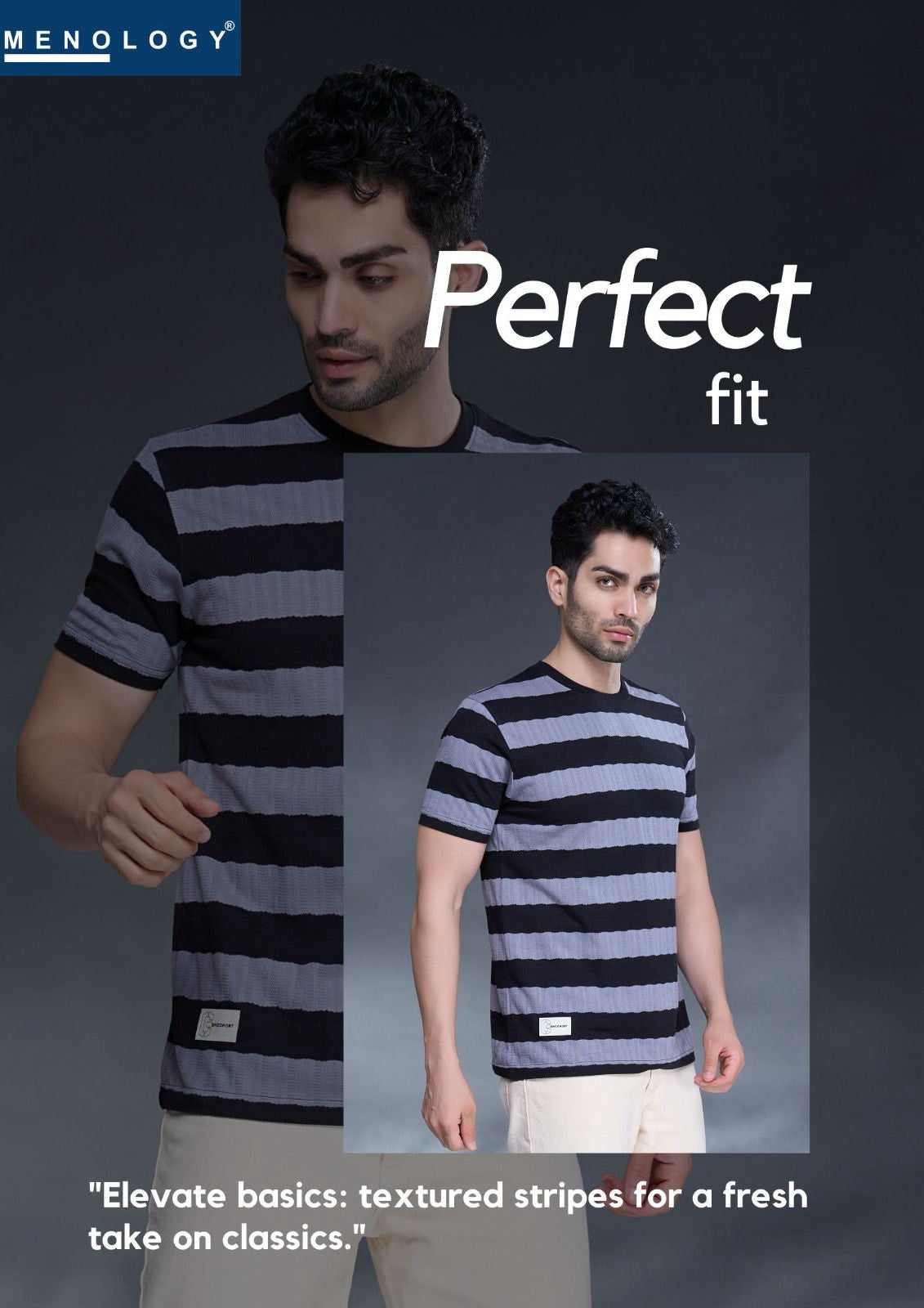 Iho G 33 Menology Auto Stripes Mens Tshirts Wholesaler Gujarat