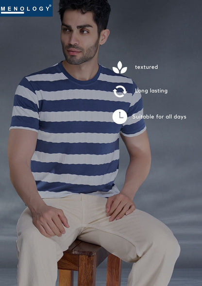 Iho G 33 Menology Auto Stripes Mens Tshirts Wholesaler Gujarat