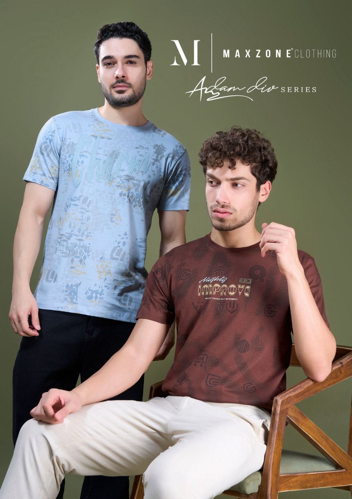 Iho G 49(A) Dn 2398 Maxzone Clothing Cotton Mens Tshirts Supplier Gujarat