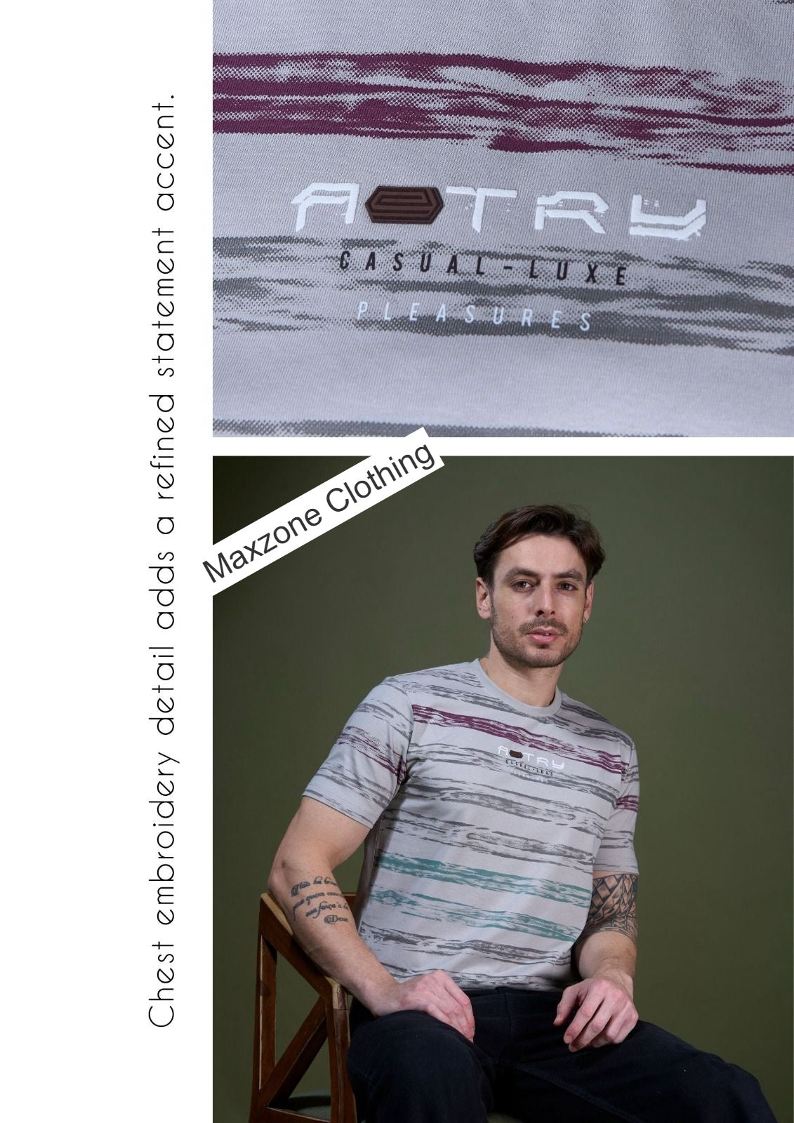 Iho G 57 A Maxzone Clothing Cotton Mens Tshirts Wholesale