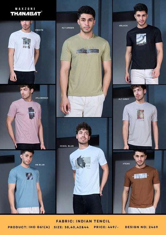 Iho G 61 A Maxzone Clothing Tencil Mens Tshirts Wholesaler Gujarat