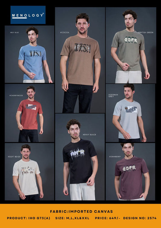 Iho G 73 A Menology Imported Mens Tshirts Supplier India