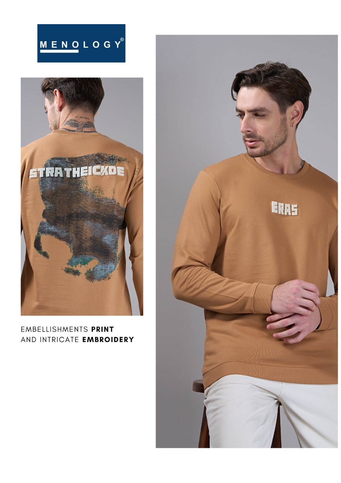 Iho G 76 A D No 2440 Menology Cotton Looper Mens Tshirts Wholesaler