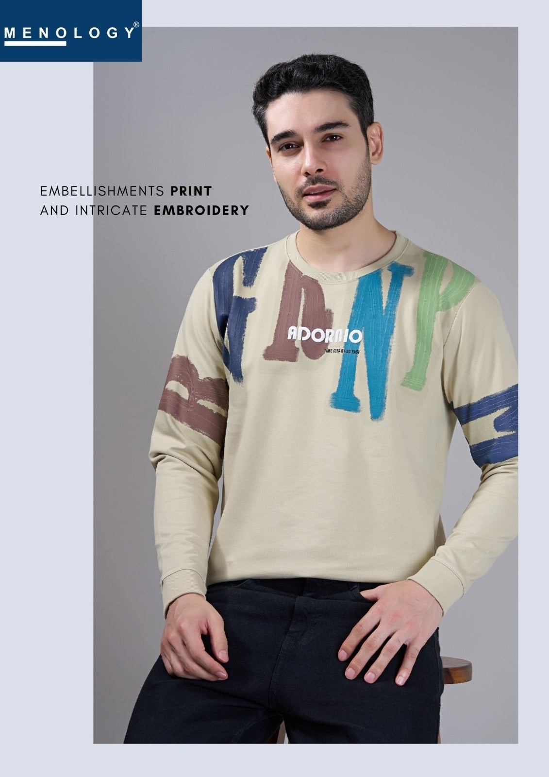 Iho G 76 A D No 2440 Menology Cotton Looper Mens Tshirts Wholesaler