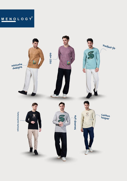 Iho G 76 B Menology Cotton Looper Mens Tshirts Supplier Ahmedabad