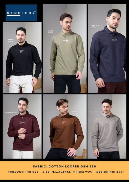 Iho G 78 Menology Cotton Looper Mens Tshirts Manufacturer