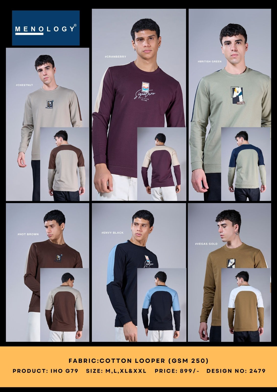 Iho G 79 Dn 2479 Menology Cotton Looper Mens Tshirts Wholesaler Ahmedabad