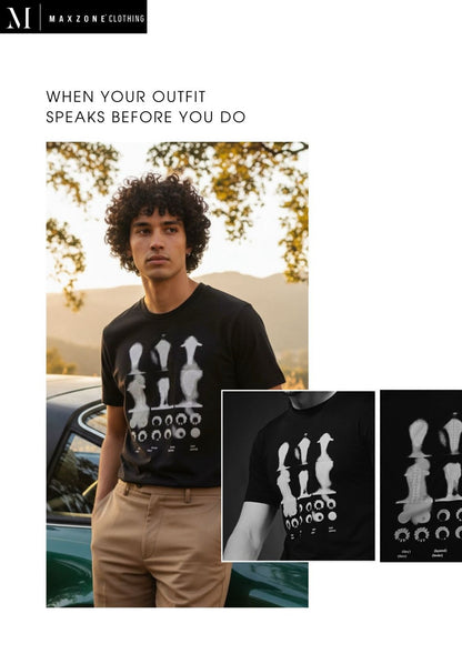 Iho G 86 B Maxzone Clothing Tencil Lycra Mens Tshirts Wholesaler Ahmedabad