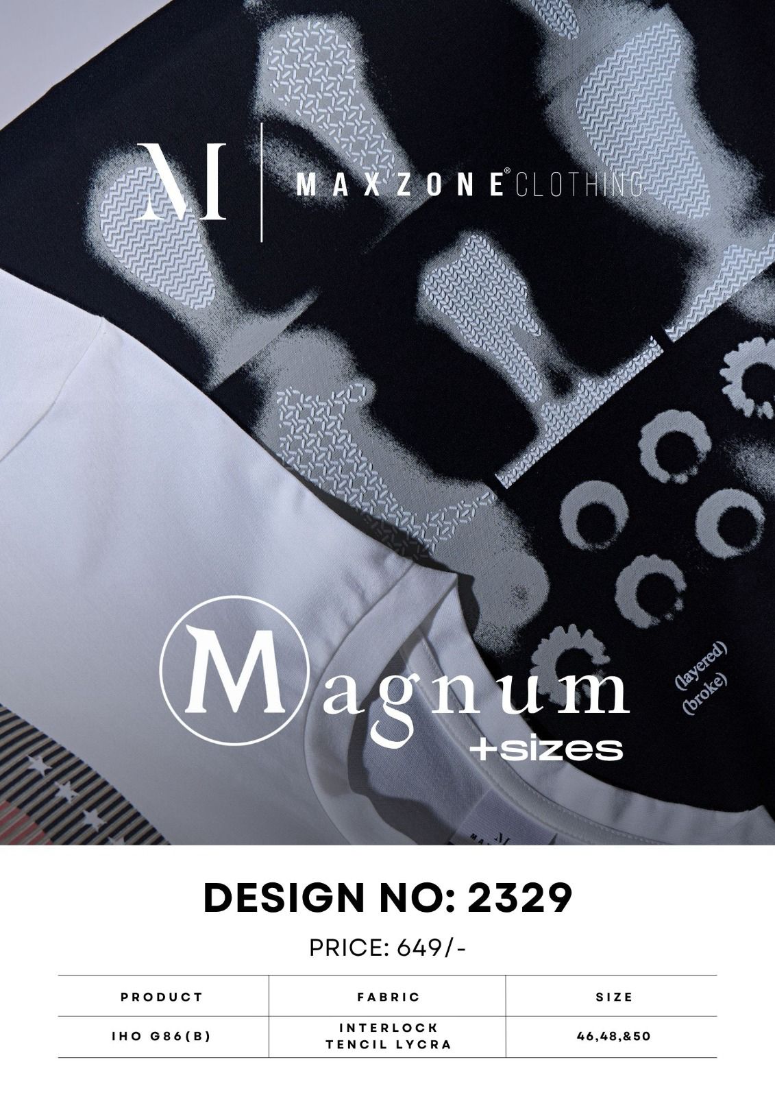 Iho G 86 B Maxzone Clothing Tencil Lycra Mens Tshirts Wholesaler Ahmedabad