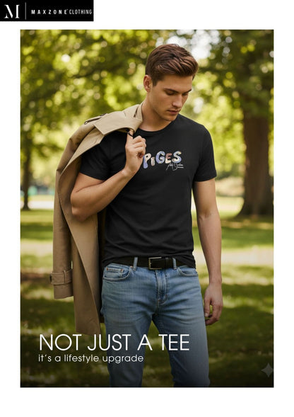 Iho G 86 B Maxzone Clothing Tencil Lycra Mens Tshirts Wholesaler Ahmedabad