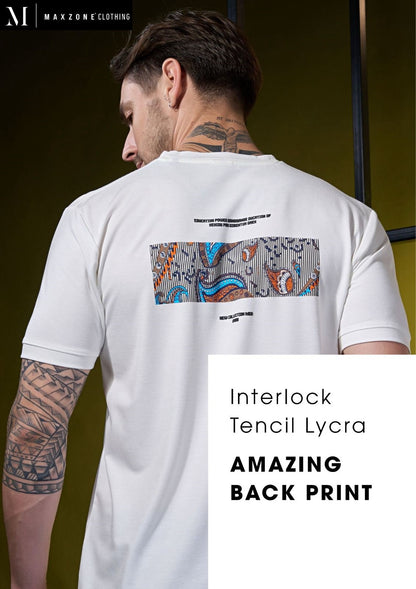 Iho G 86 B Maxzone Clothing Tencil Lycra Mens Tshirts Wholesaler Ahmedabad