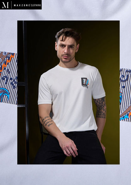 Iho G 86 B Maxzone Clothing Tencil Lycra Mens Tshirts Wholesaler Ahmedabad