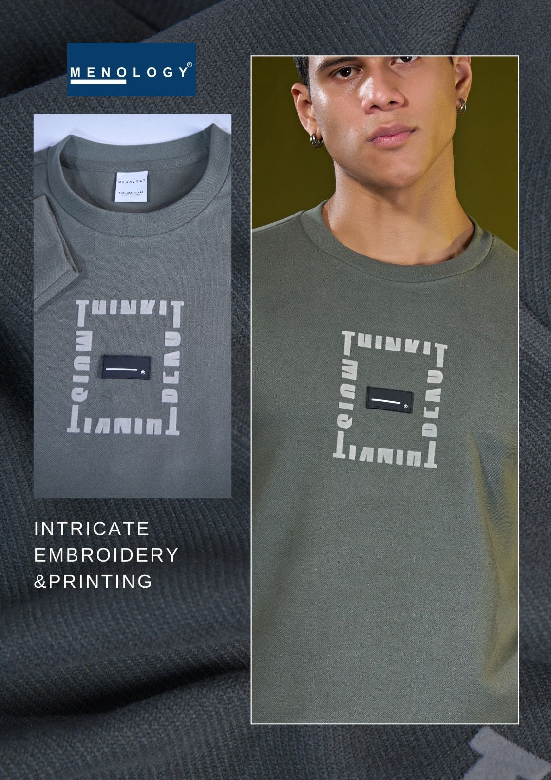 Iho G 99 Dn 2437 Menology Diagonal Mens Tshirts Manufacturer India