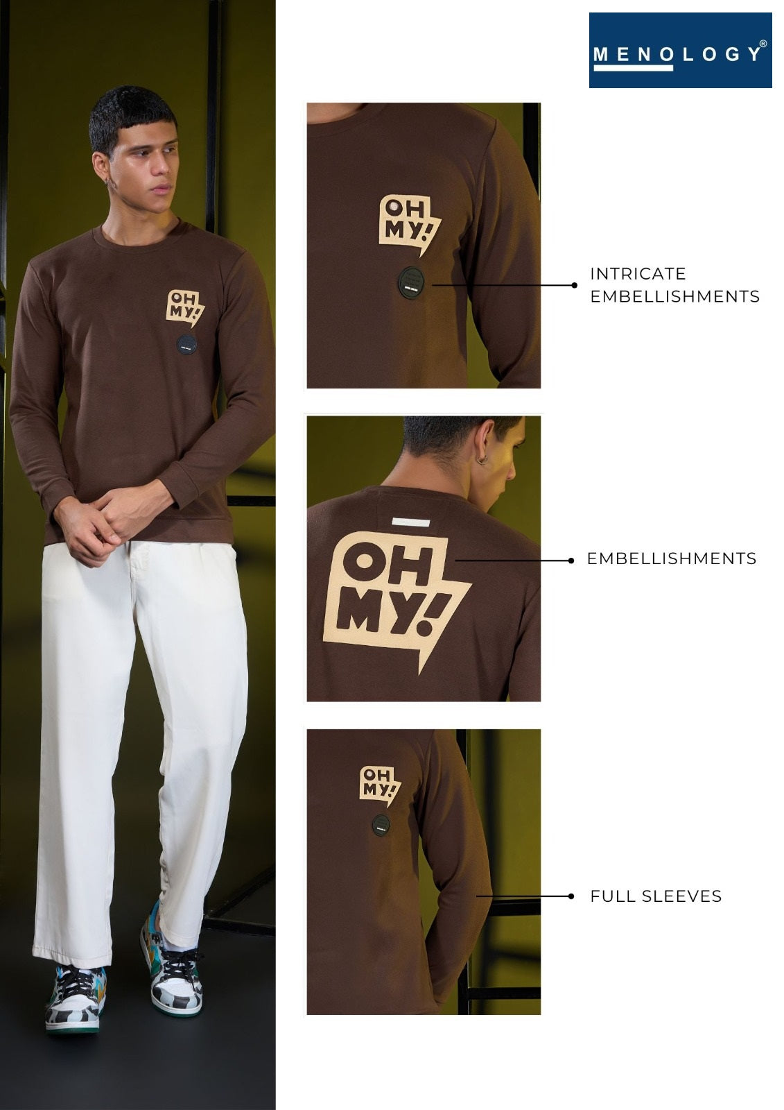 Iho G 99 Dn 2437 Menology Diagonal Mens Tshirts Manufacturer India