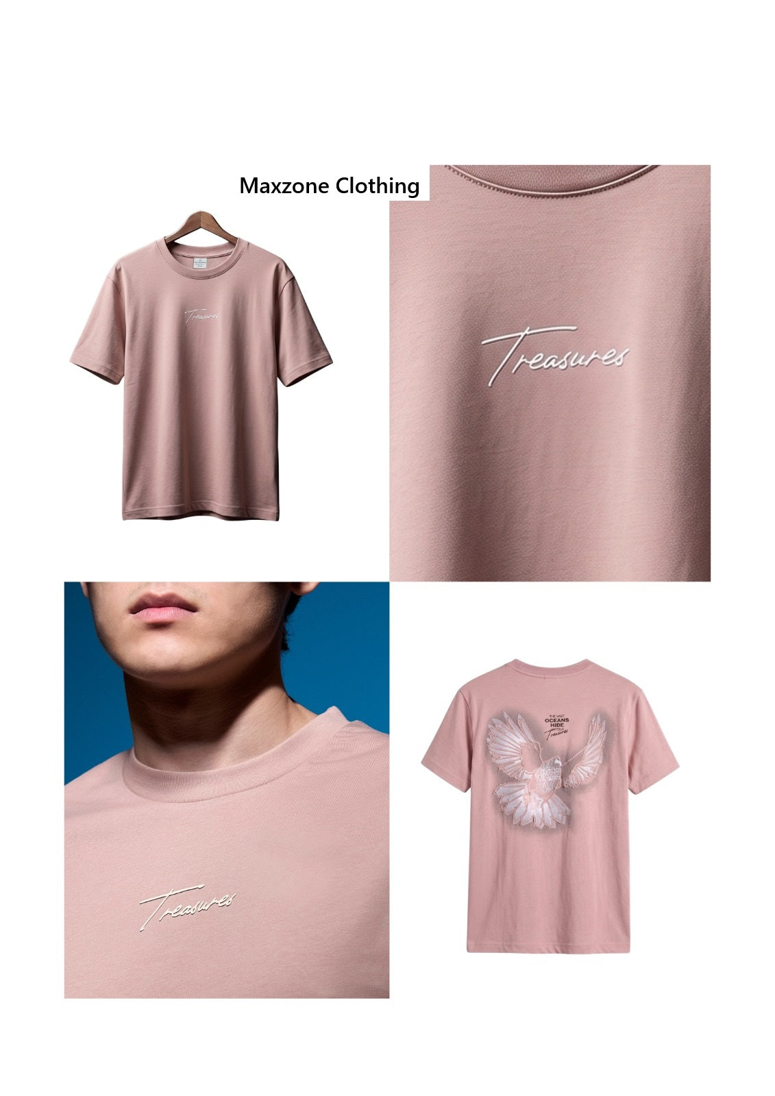 Iho K009 Dn 2857 Oversize Maxzone Clothing Cotton Mens Tshirts Wholesale