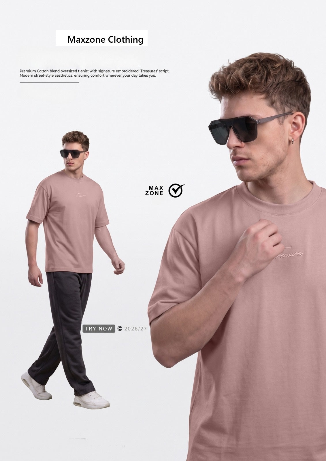 Iho K009 Dn 2857 Oversize Maxzone Clothing Cotton Mens Tshirts Wholesale