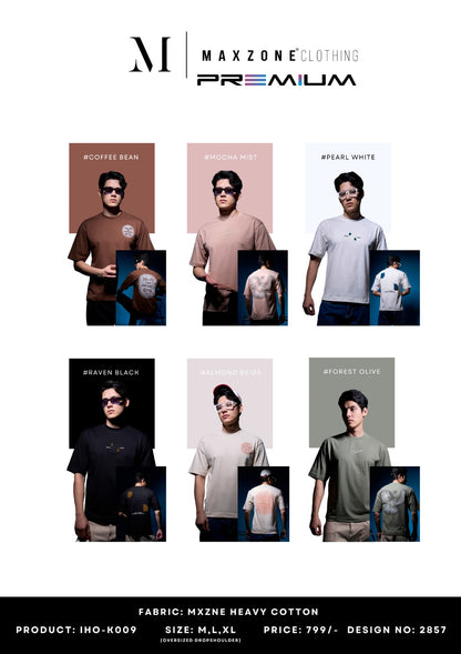 Iho K009 Dn 2857 Oversize Maxzone Clothing Cotton Mens Tshirts Wholesale
